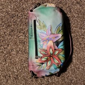Anuschka floral printed purse